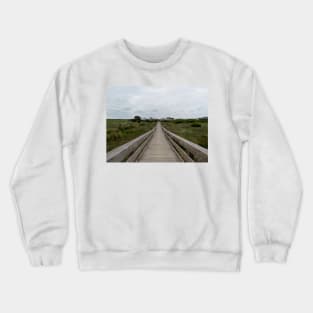 A Long Walk To The Beach Crewneck Sweatshirt